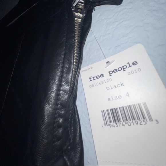 Nwt Free People Kaelin Moto Skinny In 
